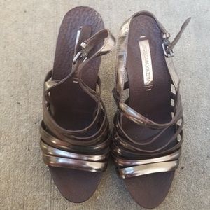 bcbgmaxazria vintage copper heel NWOT